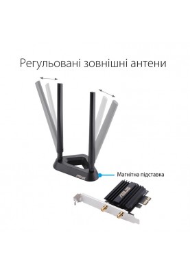 Бездротовий адаптер Asus PCE-AX58BT