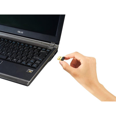 Бездротовий адаптер Asus USB-N10 Nano B1 (90IG05E0-MO0R00) Бездротовий адаптер Asus USB-N10 Nano B1 (90IG05E0-MO0R00)