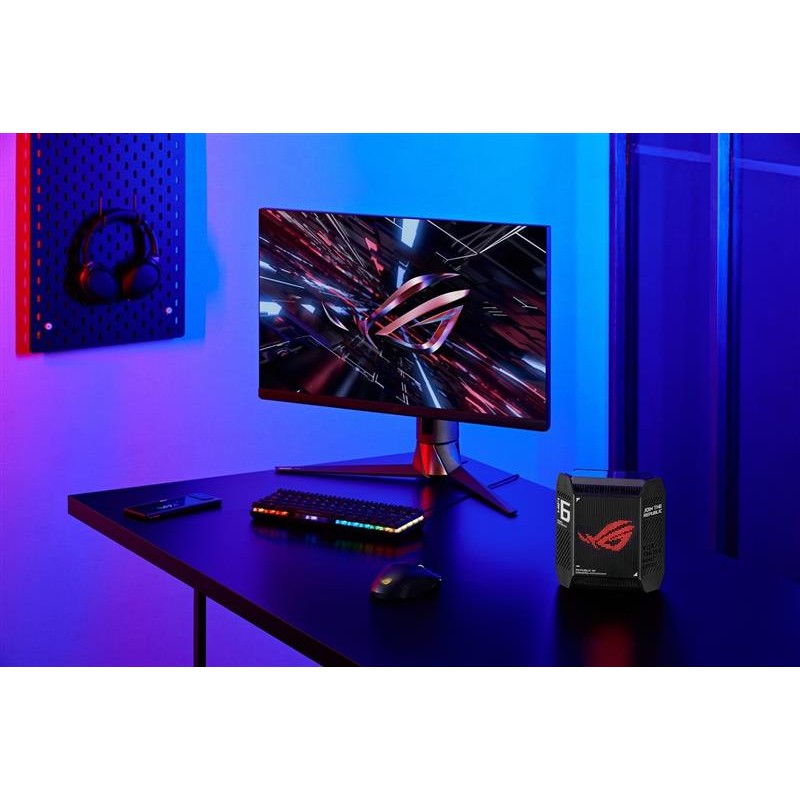 Бездротовий маршрутизатор Asus ROG Rapture Gaming Mesh System GT6 (1PK black)