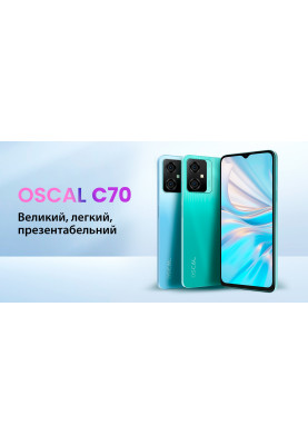 Смартфон Oscal C70 6/128GB Dual Sim Green