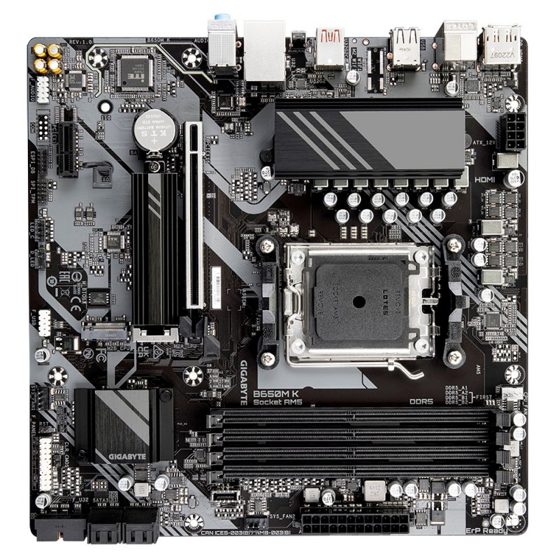 Материнська плата Gigabyte B650M K Socket AM5