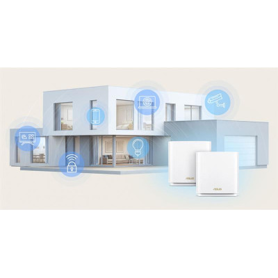 Wi-Fi Mesh система Asus ZenWiFi XT9 2pk Black (90IG0740-MO3B30)