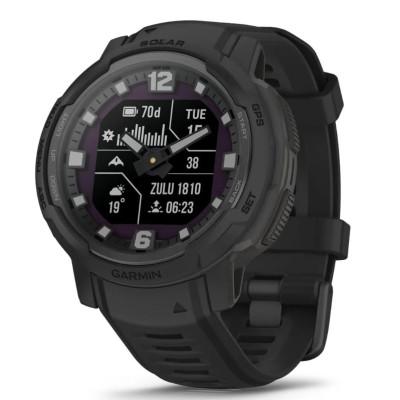 Смарт-годинник Garmin Instinct Crossover Solar Tactical Black (010-02730-00)