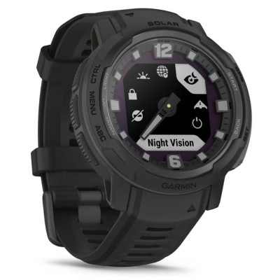 Смарт-годинник Garmin Instinct Crossover Solar Tactical Black (010-02730-00)