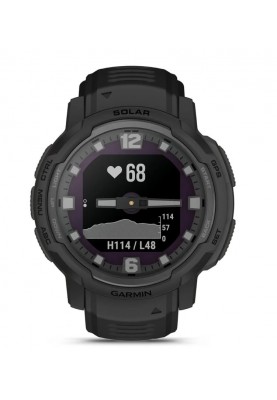 Смарт-годинник Garmin Instinct Crossover Solar Tactical Black (010-02730-00)