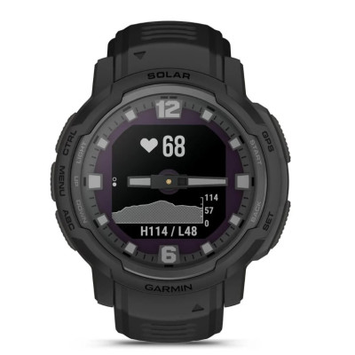 Смарт-годинник Garmin Instinct Crossover Solar Tactical Black (010-02730-00)