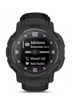 Смарт-годинник Garmin Instinct Crossover Solar Tactical Black (010-02730-00)