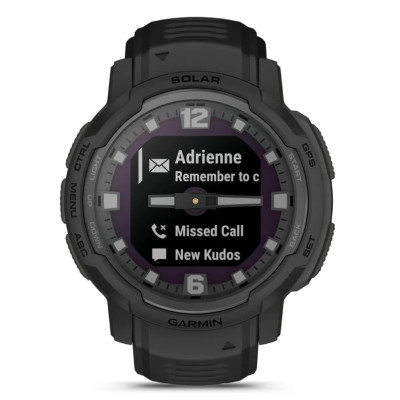 Смарт-годинник Garmin Instinct Crossover Solar Tactical Black (010-02730-00)