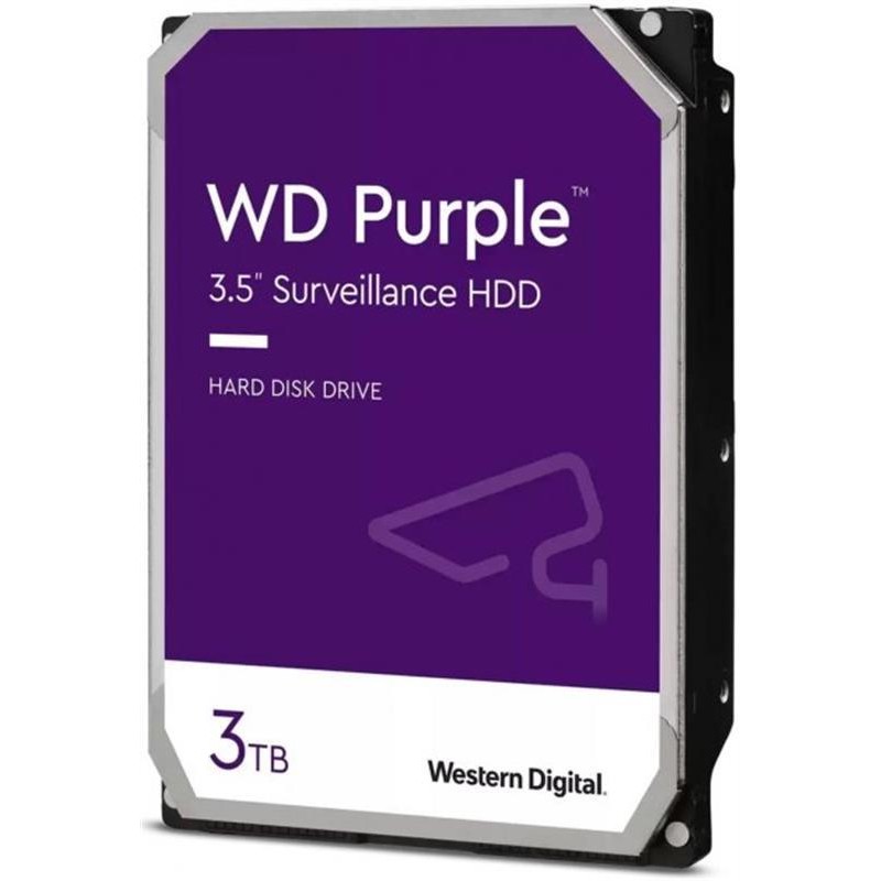 Накопичувач HDD SATA 3.0TB WD Purple 5400rpm 256MB (WD33PURZ)