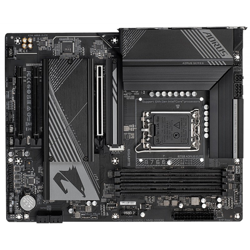 Материнська плата Gigabyte B760 Aorus Elite Socket 1700