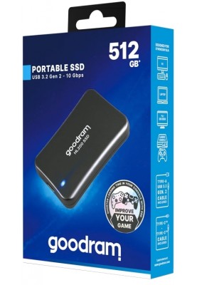 Накопичувач зовнішній SSD 2.5" USB  512GB GOODRAM HL200 (SSDPR-HL200-512)