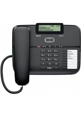 Провiдний телефон Gigaset DA810A Black (S30350-S214-N101)