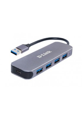 Концентратор USB3.0 D-Link DUB-1340/D1A Black 4хUSB3.0
