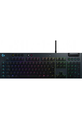 Клавiатура Logitech G815 Gaming Mechanical GL Tactile RGB Black (920-008992)