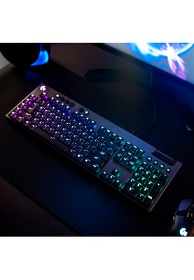 Клавiатура Logitech G815 Gaming Mechanical GL Tactile RGB Black (920-008992)