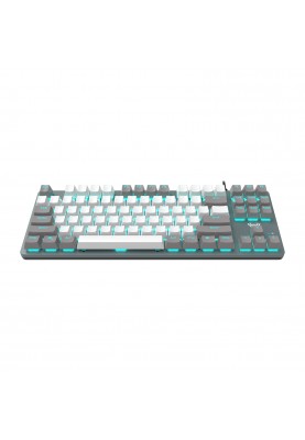 Клавіатура Aula Mechanical F3287 White/Grey keycap KRGD blue (6948391240688)