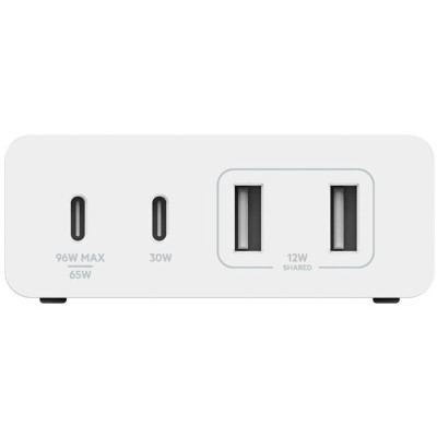 Мережевий зарядний пристрій Belkin Home Charger 108W Dual USB-С/USB-A (WCH010VFWH)