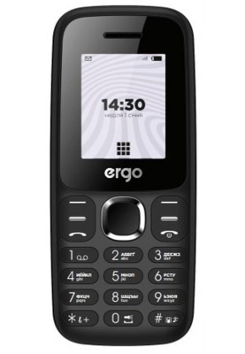 Мобiльний телефон Ergo B184 Dual Sim Black