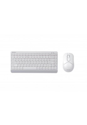 Комплект (клавіатура, мишка) бездротовий A4Tech FG1112 White USB