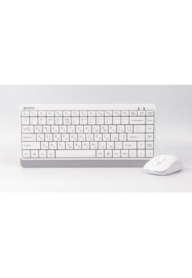 Комплект (клавіатура, мишка) бездротовий A4Tech FG1112 White USB