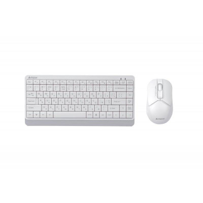 Комплект (клавіатура, мишка) бездротовий A4Tech FG1112S White USB