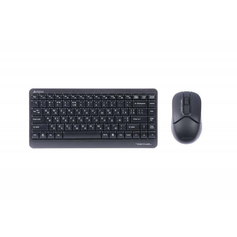 Комплект (клавіатура, мишка) бездротовий A4Tech FG1112S Black USB