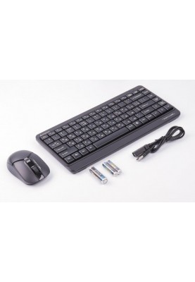 Комплект (клавіатура, мишка) бездротовий A4Tech FG1112S Black USB