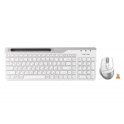Комплект (клавіатура, мишка) бездротовий A4Tech FB2535C Icy White