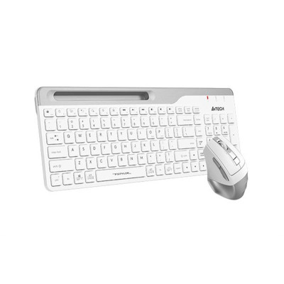 Комплект (клавіатура, мишка) бездротовий A4Tech FB2535C Icy White