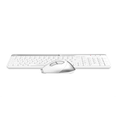 Комплект (клавіатура, мишка) бездротовий A4Tech FB2535C Icy White