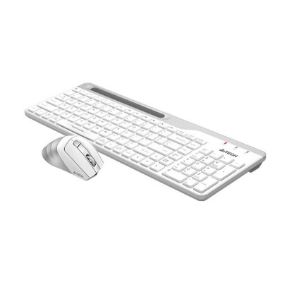 Комплект (клавіатура, мишка) бездротовий A4Tech FB2535C Icy White