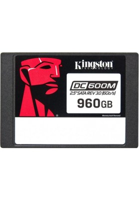 Накопичувач SSD 960GB Kingston SSD DC600M 2.5" SATAIII 3D TLC (SEDC600M/960G)