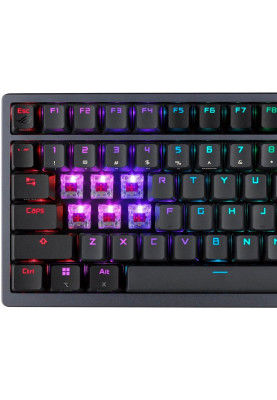 Клавіатура бездротова Asus ROG Azoth RGB WL BT Black (90MP0316-BKUA01)