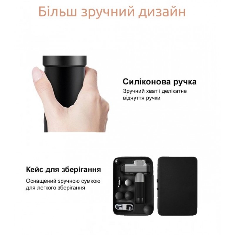 Перкусійний ручний масажер Medica+ MassHand Pro 6.0 (MD-102965)