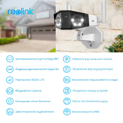 IP камера Reolink Duo 2 LTE IP камера Reolink Duo 2 LTE