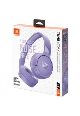 Bluetooth-гарнітура JBL Tune 670 NC Purple (JBLT670NCPUR)