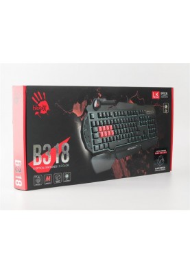 Клавіатура A4Tech Bloody B318 LK Black USB