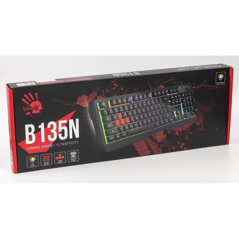 Клавіатура A4Tech Bloody B135N Black USB