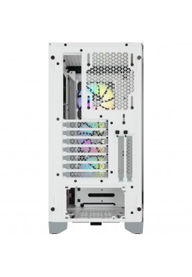 Корпус Corsair iCUE 4000X RGB Tempered Glass White (CC-9011205-WW) без БЖ