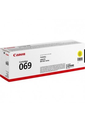 Картридж Canon 069 MF752Cdw/MF754Cdw/LBP673Cdw Yellow (5091C002)