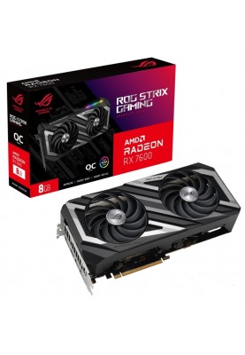 Відеокарта AMD Radeon RX 7600 8GB GDDR6 ROG Strix OC Asus (ROG-STRIX-RX7600-O8G-GAMING)