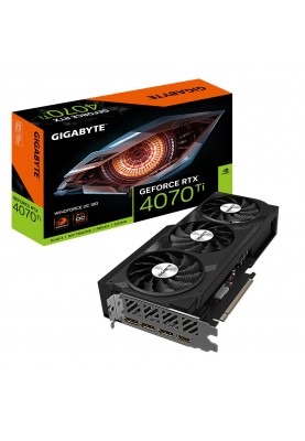 Відеокарта GF RTX 4070 Ti 12GB GDDR6X Windforce OC Gigabyte (GV-N407TWF3OC-12GD)