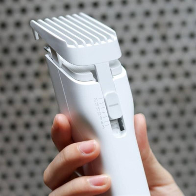 Машинка для стрижки Xiaomi Enchen Boost White Set + Пеньюар і ножниці