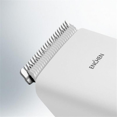 Машинка для стрижки Xiaomi Enchen Boost White Set + Пеньюар і ножниці
