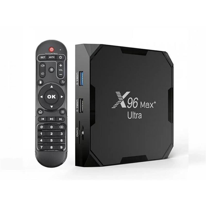 HD медіаплеєр X96 MAX+ Ultra Android TV (905x4/4GB/32GB)