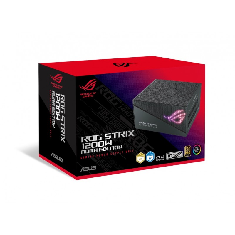 Блок живлення Asus ROG Strix PCIE5 1200W Gold Aura Edition (90YE00P0-B0NA00)