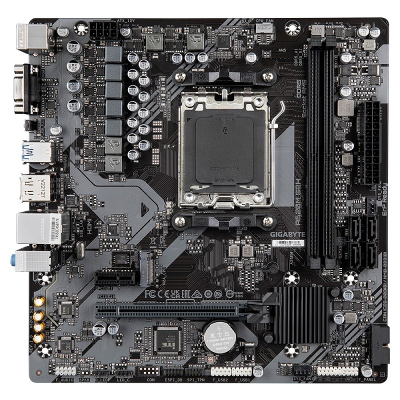 Материнська плата Gigabyte A620M S2H Socket AM5