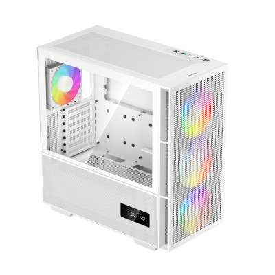 Корпус DeepCool CH560 Digital White (R-CH560-WHAPE4D-G-1) без БЖ Корпус DeepCool CH560 Digital White (R-CH560-WHAPE4D-G-1) без БЖ