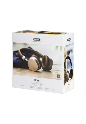 Bluetooth-гарнітура Remax RB-520HB Gold (6954851284857)