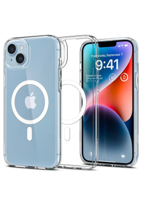 Чохол-накладка Spigen Ultra Hybrid MagFit для Apple iPhone 14 White (ACS05048)